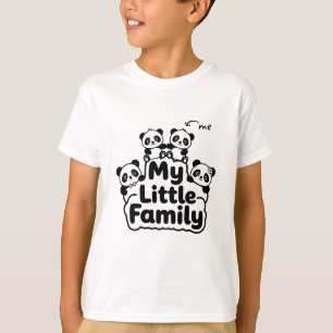 Süßes Panda-Familien-T-Shirt - Eltern von Zwilling T-Shirt