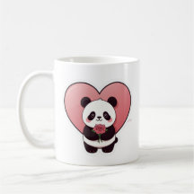 Süßes Panda-Herz