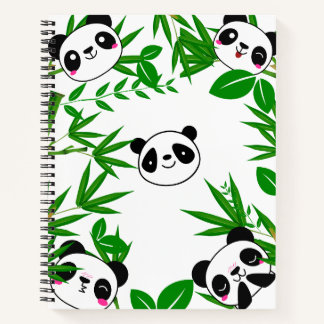 Süßes Panda-Notizbuch für Kinder Notizbuch