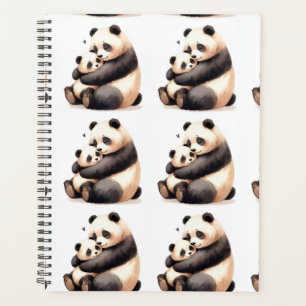 Süßes Panda-Notizbuch Planer