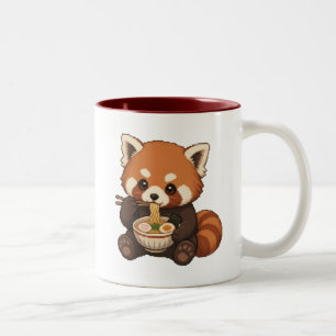 Süßes Panda-Ramen-Mug Zweifarbige Tasse