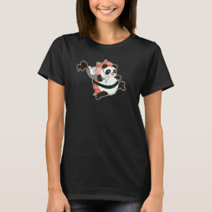 Süßes Panda-Sushi mit Garnelen stiehlt Sojasauce F T-Shirt
