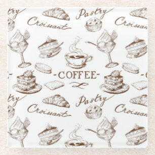 Süßes Papier Glasuntersetzer