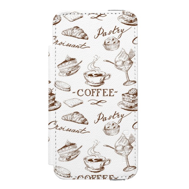 Süßes Papier Incipio iPhone Geldbeutel-Hülle (Folio Vorderseite)