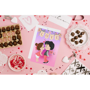 Süßes Pärchen Meins Valentinstag Feiertagskarte