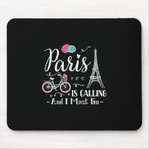 Süßes Paris Frankreich Urlaub Reise Weihnachtsgesc Mousepad