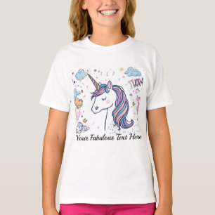 Süßes Pastell-Einhorn Magisches Tier T-Shirt für K