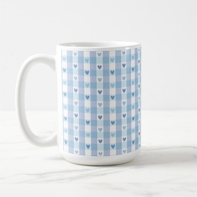 Süßes Pastell-Karolieb-Design Kaffeetasse (Links)
