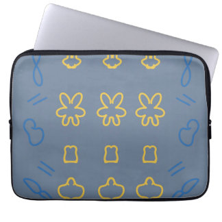 Süßes Pastell-Kawaii-Ästhetik-Minimalist-Muster Laptopschutzhülle