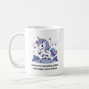Süßes Pastell Kawaii Einhorn Kaffeetasse