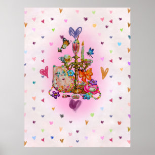 Süßes Pastell Poster