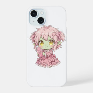 Süßes Pastell-Wildes-Ghoul-Mädchen-T-Shirt - Kawai iPhone 15 Hülle