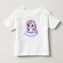 Süßes personalisiertes Einhorn-Kinder-T-Shirt Kleinkind T-shirt