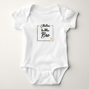 Süßes Personalisiertes Kleines Baby-Bruder Baby Strampler