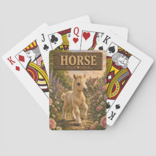 Süßes Pferd-Baby-Geschichtenbuch-Nursery-Tier Spielkarten