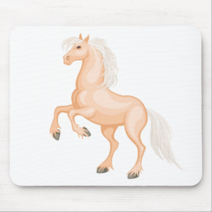 Süßes Pferd Pony Pferde Reitsport Palomino Mousepad