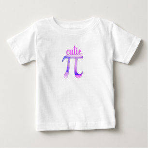 Süßes Pi-Baby-T-Shirt für das Kind eines Mathemati Baby T-shirt