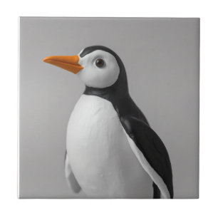 Süßes Pinguin-Design – Liebenswertes Wintertier Fliese