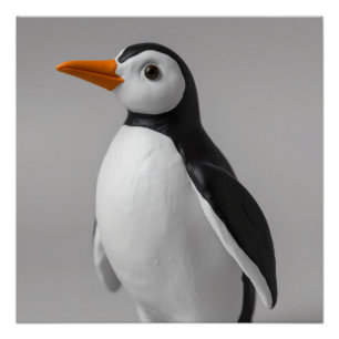 Süßes Pinguin-Design – Liebenswertes Wintertier Poster