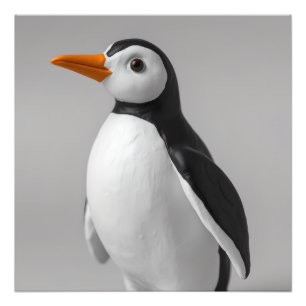 Süßes Pinguin-Design – Niedliches Wintertier Fotodruck