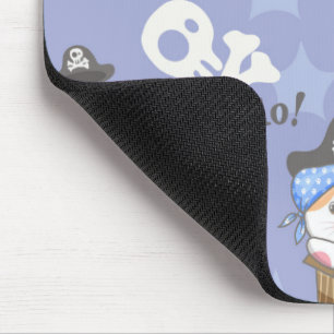 Süßes Piraten-Kätzchen-Muster Mousepad