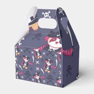 Süßes Piraten-Panda-Bär-Muster Geschenkschachtel