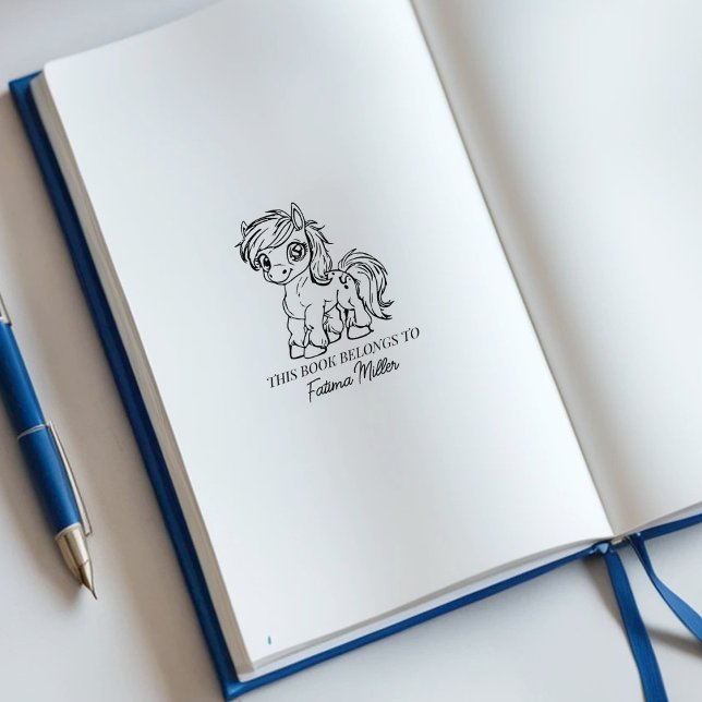 Süßes Pony-Exlibris Gummistempel (Von Creator hochgeladen)