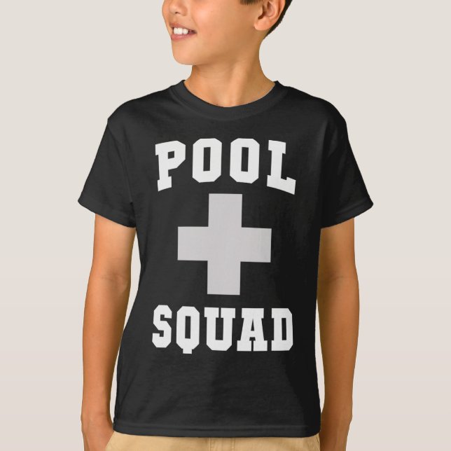 Süßes Pool-Team Retter Dispatch Rettungsschwimmer  T-Shirt (Vorderseite)