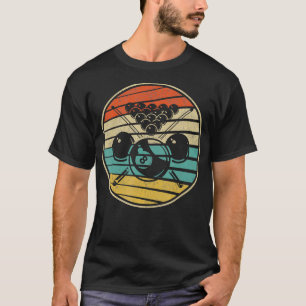 Süßes Poolspieler-Geschenk Retro Vintage 70er 80er T-Shirt