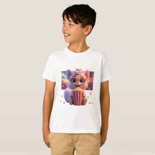 Süßes Popcorn-Kitty-T-Shirt T-Shirt