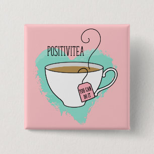 Süßes Positivitea-Geschenk für Abschluss, neuen Jo Button