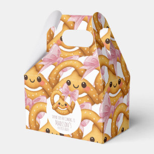 Süßes Pretzel-Mädchen Geburtstagsfeier Geschenkschachtel