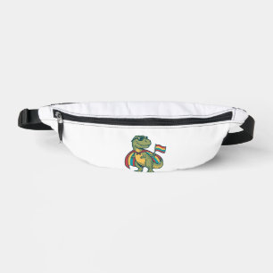 Süßes Pride-Dinosaurier-Vektor-Shirt-Design_1 Bauchtasche