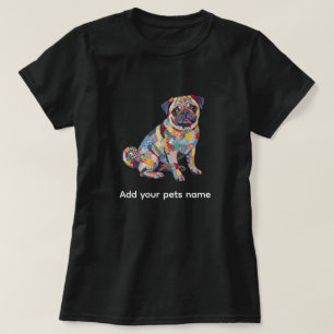 Süßes Pug-Hund-Design T-Shirt