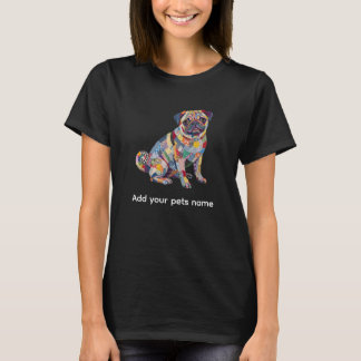 Süßes Pug-Hund-Design T-Shirt