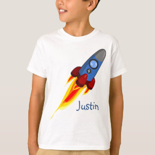 Süßes Raketen-Motiv T-Shirt für Jungen - individue