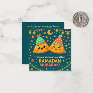 Süßes Ramadan Mubarak Mitteilungskarte