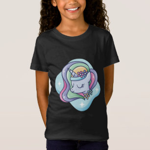 Süßes Regenbogen-Einhorn T-Shirt