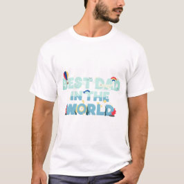 Süßes Reise-Themen-Vater T-Shirt