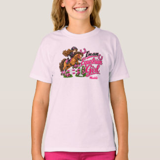 Süßes Reiter Mädchen T-Shirt