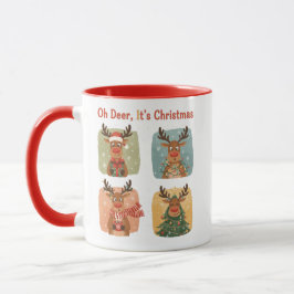 Süßes Rentier Weihnachten – Oh Hirsch Tasse