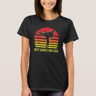Süßes Retro-Karate-Sohn-Design Martial Arts Junge T-Shirt