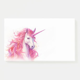 Süßes rosa Einhorn Post-it Klebezettel