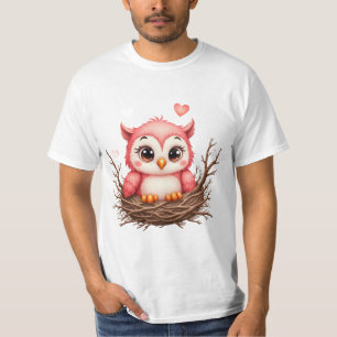 Süßes Rosa Eule Peekaboo Shirt Lustiges Baby Eule