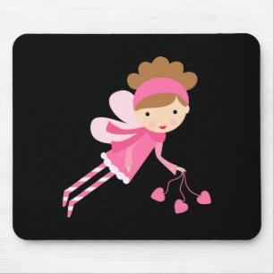 Süßes Rosa-Feent-Shirt  Mousepad