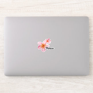 Süßes Rosa Kath Golap Blumendesign Aufkleber