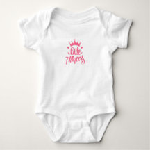 Süßes rosa Kronen T-Shirt für kleine Prinzessinnen