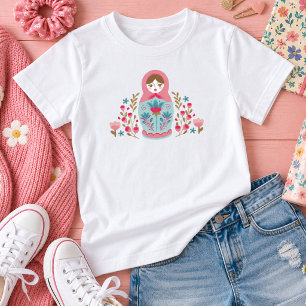 Süßes rosa Mädchen T-Shirt