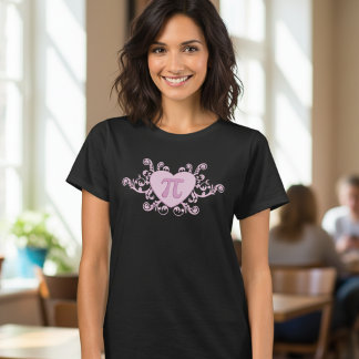 Süßes Rosa Pi im Herz T-Shirt
