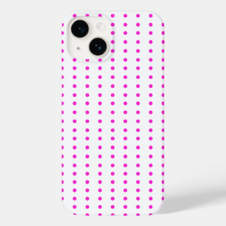 Süßes rosa Punkte iPhone 14 Case